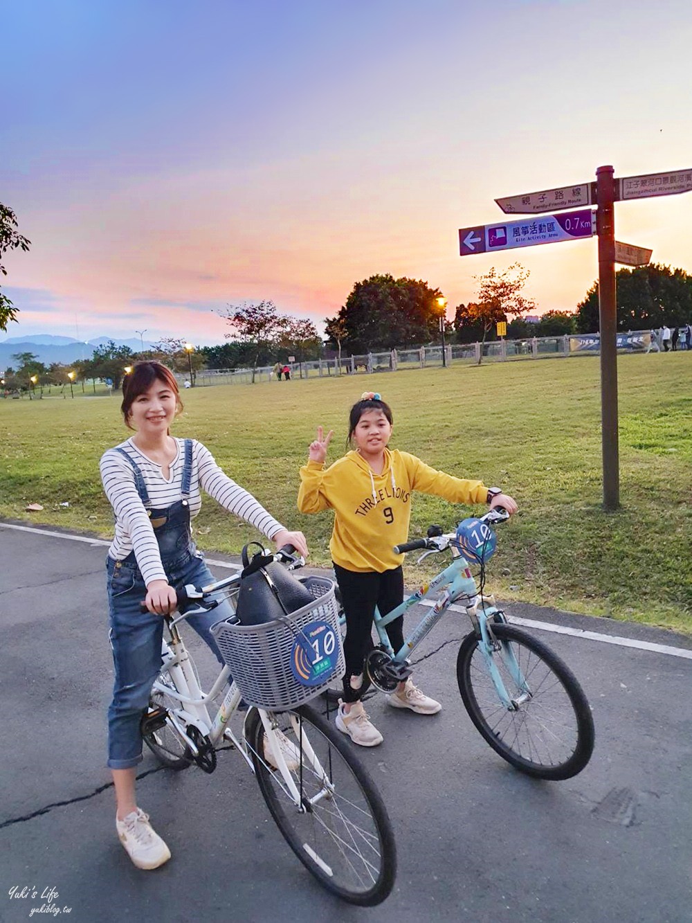 免費親子景點》浮洲藝術河濱公園vs羊咩咩的家～野餐大草皮，停車方便，騎腳踏車一日遊 - yuki.tw