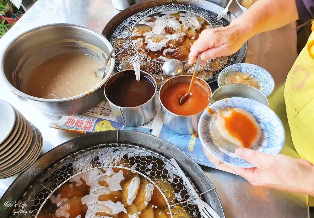 南投竹山老街》百年廟口肉圓，媽祖廟前竹山必吃美食、三級古蹟連興宮古早味銅板小吃 - yuki.tw