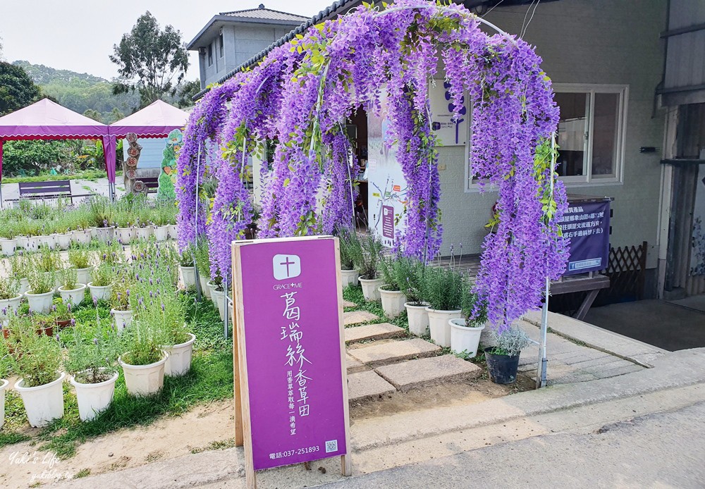 苗栗景點》葛瑞絲香草田～免門票薰衣草花海，一年就等這一季浪漫約會景點 - yuki.tw