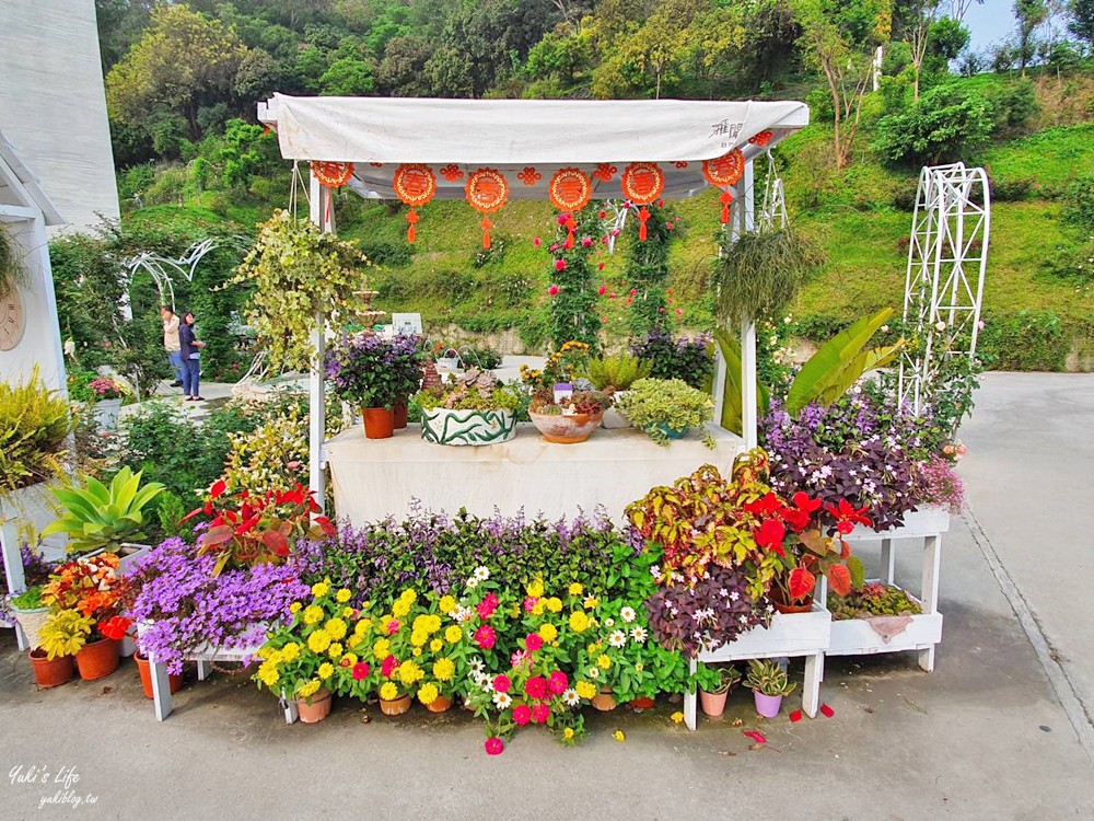 苗栗景點》雅聞七里香玫瑰森林，全台最大免門票歐風玫瑰花森林～異國風情超好逛好買又好拍！ - yuki.tw