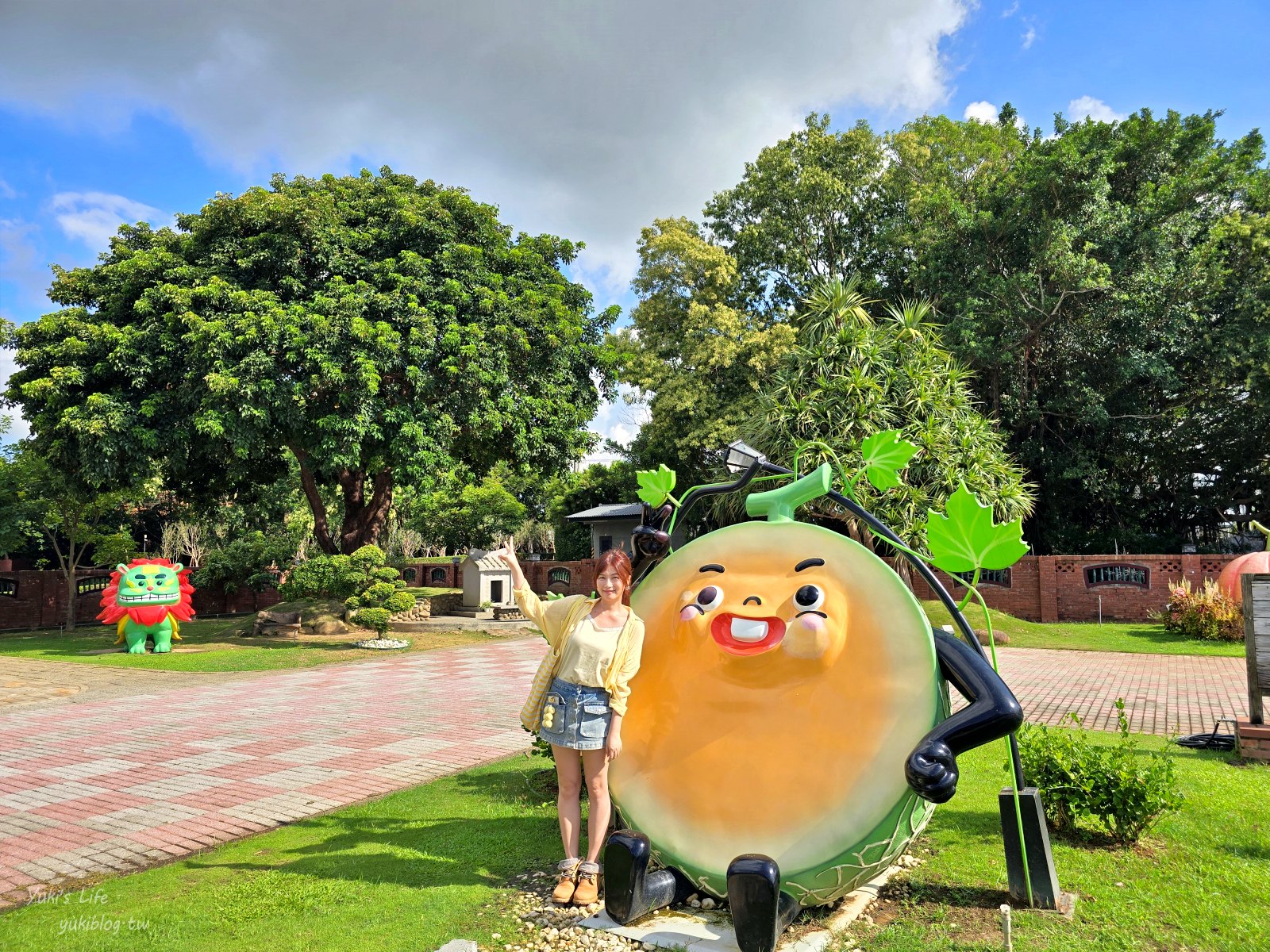 20251001144227_0_475f4f 新竹必訪免門票景點：湖口好客文創園區，懷舊童趣結合巨型水果打卡地標，全家大小都愛！