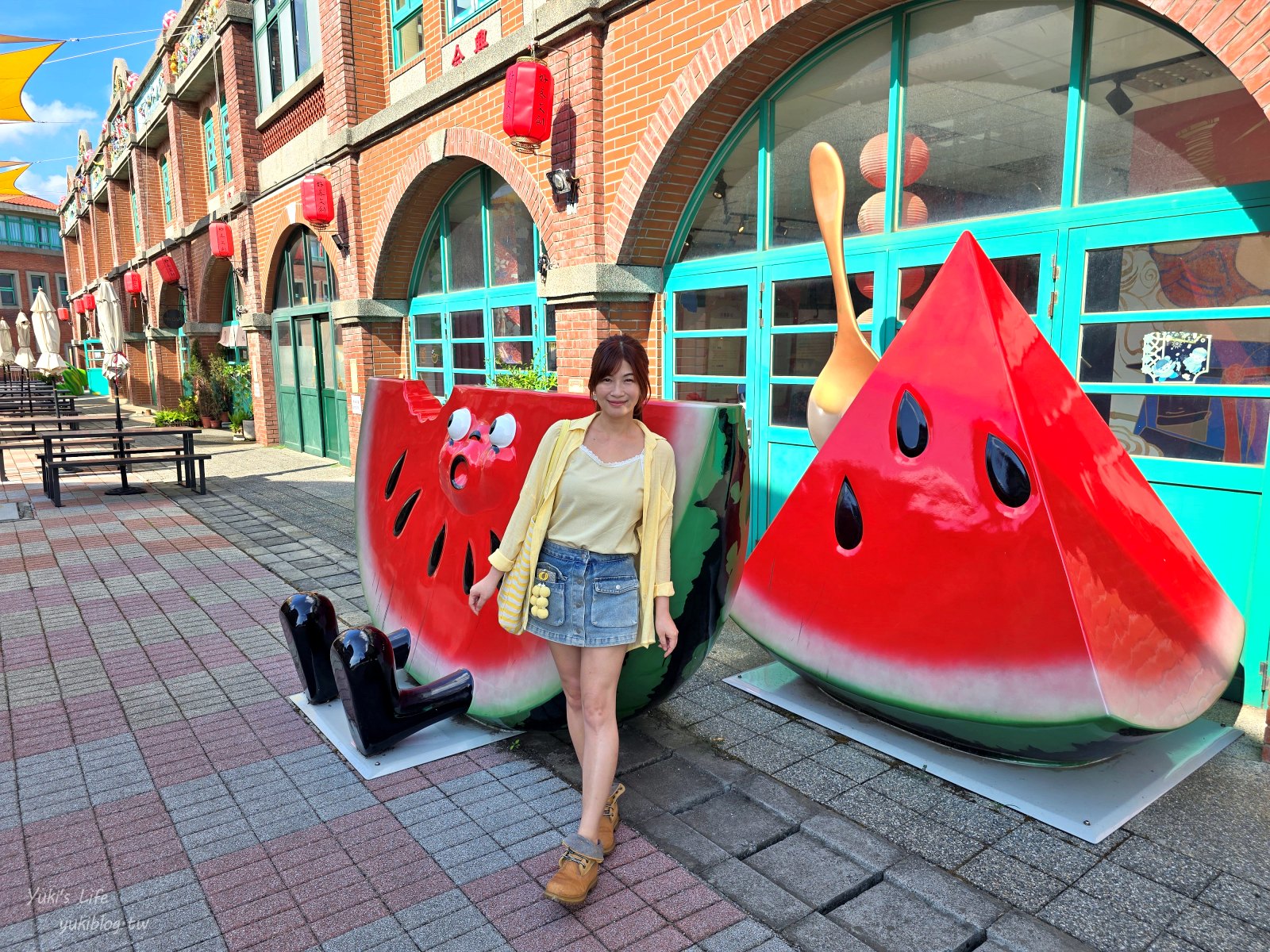 20251001144229_0_21d9c5 新竹必訪免門票景點：湖口好客文創園區，懷舊童趣結合巨型水果打卡地標，全家大小都愛！