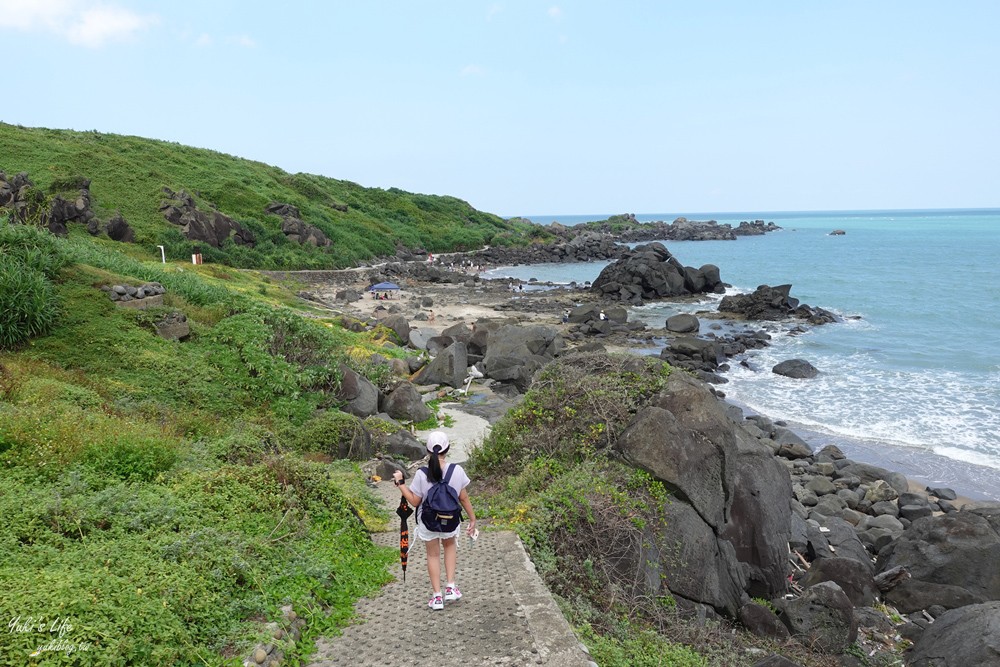 三芝看海景點「麟山鼻步道」適合全家人輕鬆走的海景步道、生態豐富、風稜石獨特景觀 - yuki.tw