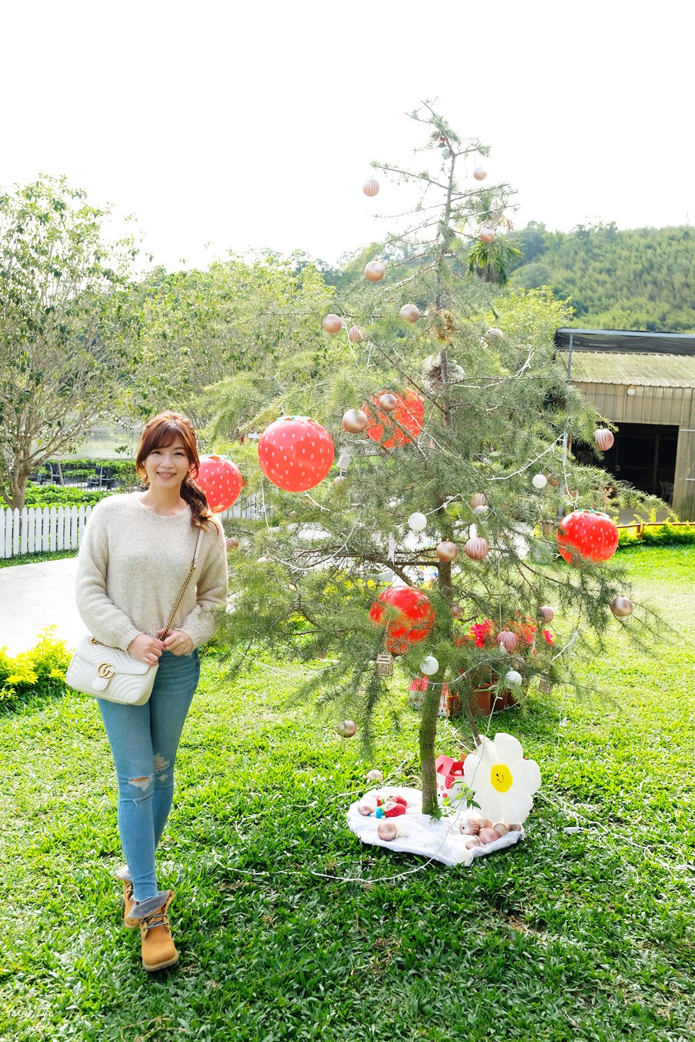 苗栗大湖景點∣紅色琉璃瓦∣SUHU Café韓風咖啡,約會採草莓推薦！ - yuki.tw