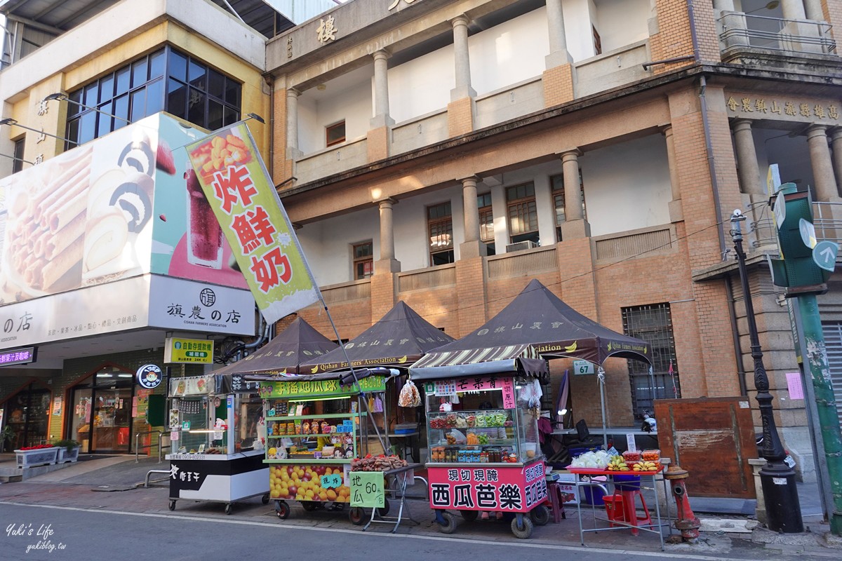 高雄旗山老街美食》小豬湯圓可愛又好吃，藍色火車站，香蕉特產伴手禮 - yuki.tw