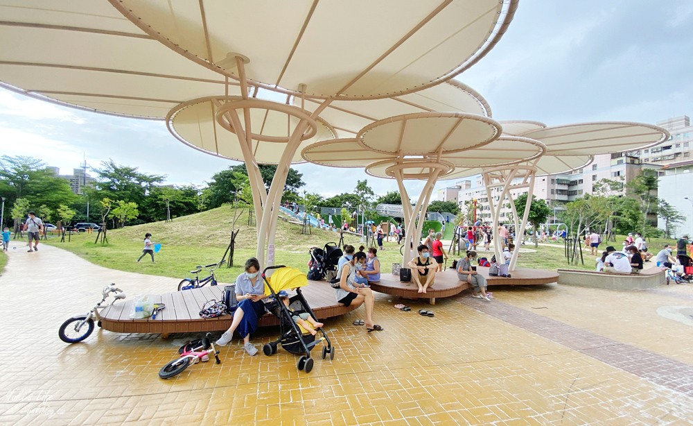 新竹AI智慧園區公園，滑步車練習場、沙坑、滑索~親子放風共融公園 - yuki.tw