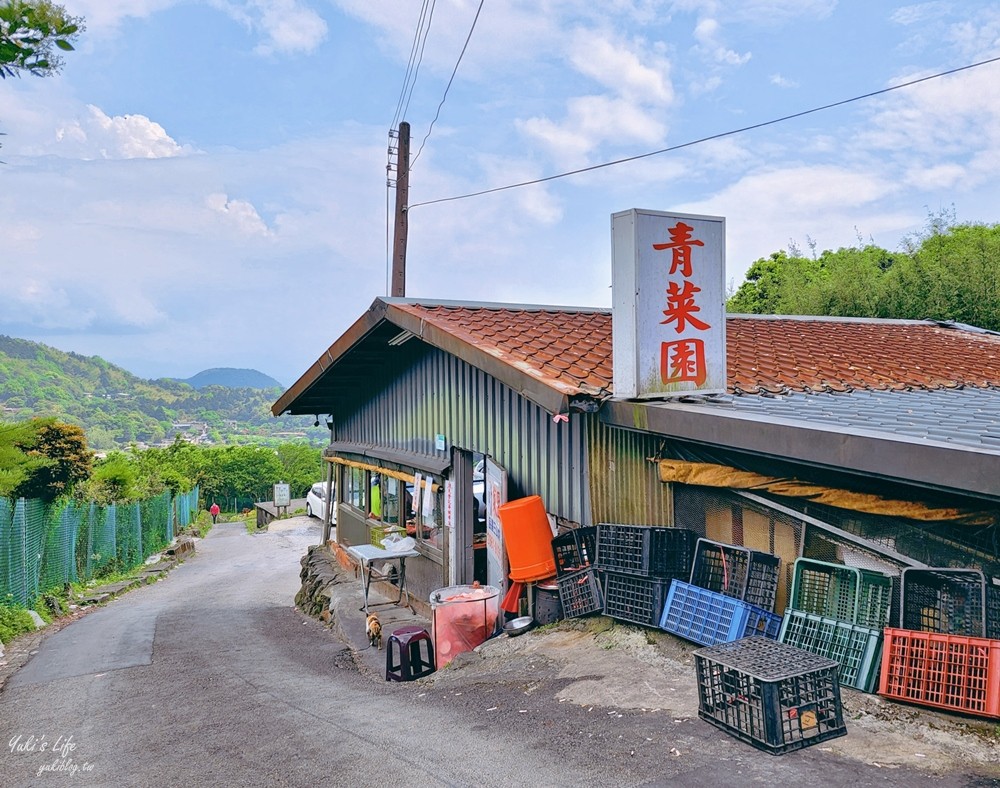 陽明山美食｜青菜園｜竹子湖必吃平價土雞、野菜、地瓜湯 - yuki.tw