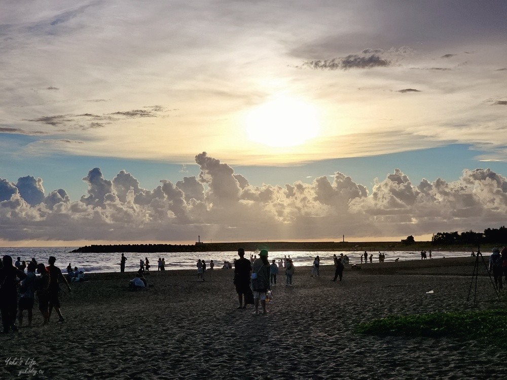 台南安平景點》漁光島，沙灘賞夕陽海景，免門票好停車 - yuki.tw