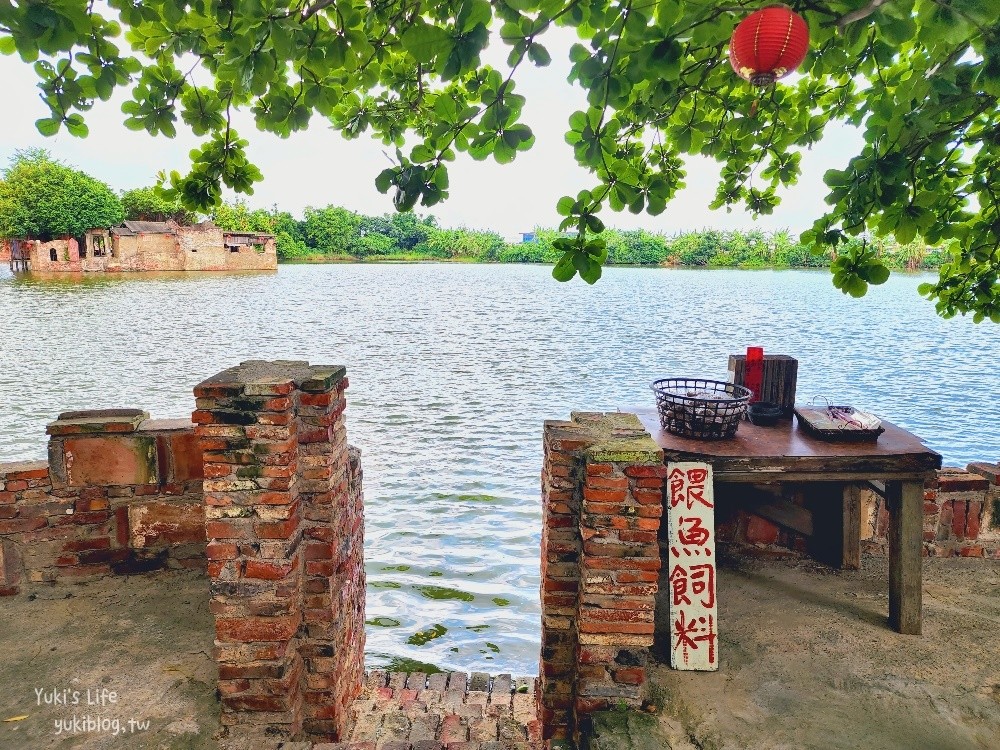 台南景點》老塘湖藝術村，漫遊古城湖畔/著古裝穿越時空/搭竹筏求財 - yuki.tw