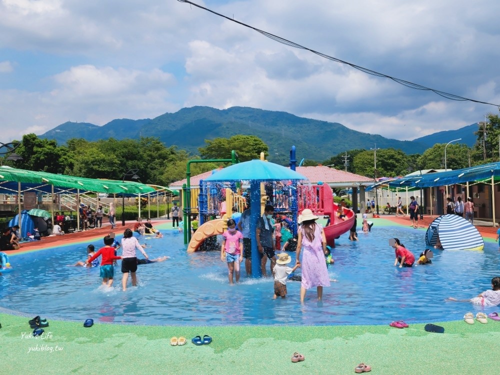 嘉義超強免費玩水，竹崎親水公園，兒童戲水區親子好去處 - yuki.tw
