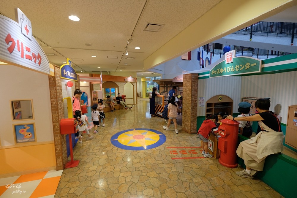 大阪親子景點》大阪兒童樂園Kids Plaza Osaka，交通方便室內遊樂園推薦 - yuki.tw