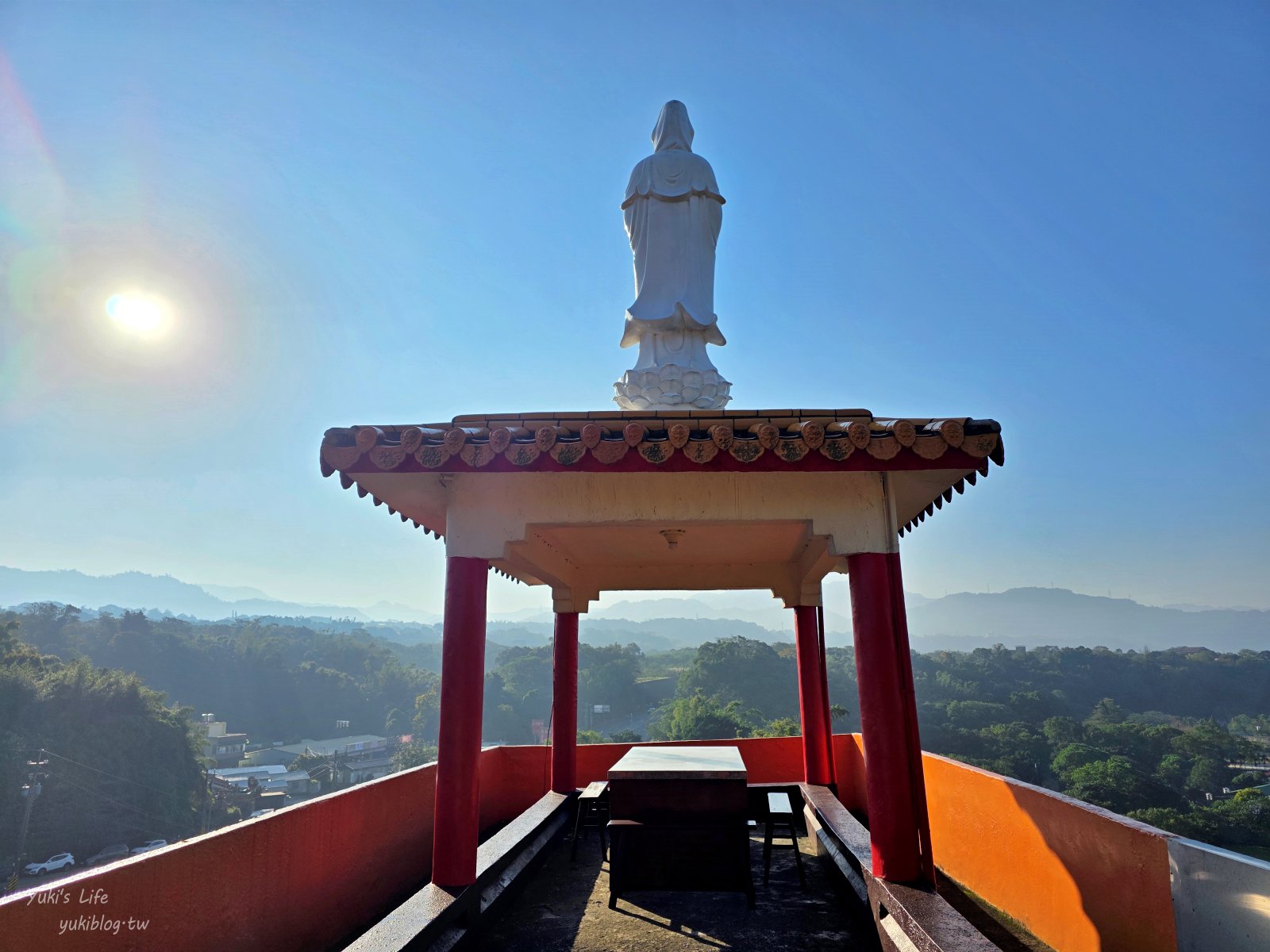 20260128161140_0_875c92 桃園景點》大溪蓮座觀音寺，登上百步雲梯的世外桃源，餵魚看長壽龜休閒好去處（停車場）