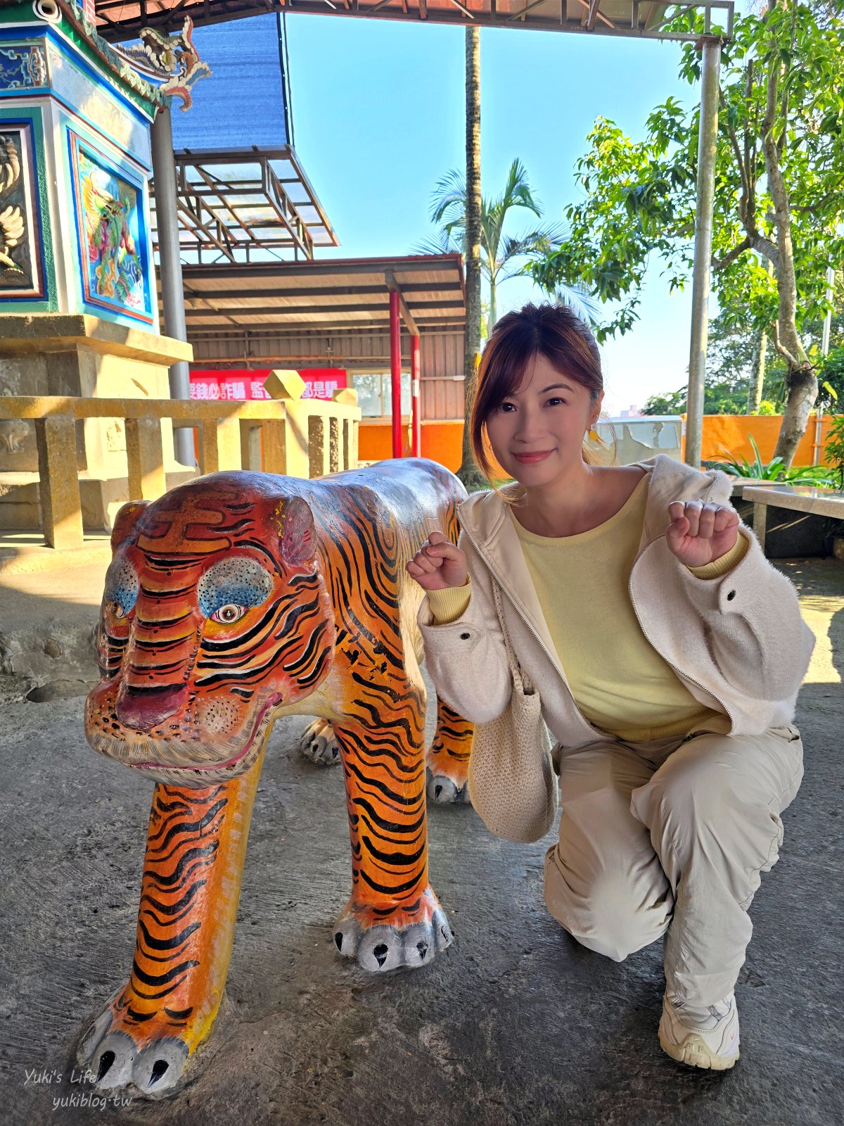 20260128161515_0_ad3e2a 桃園景點》大溪蓮座觀音寺，登上百步雲梯的世外桃源，餵魚看長壽龜休閒好去處（停車場）