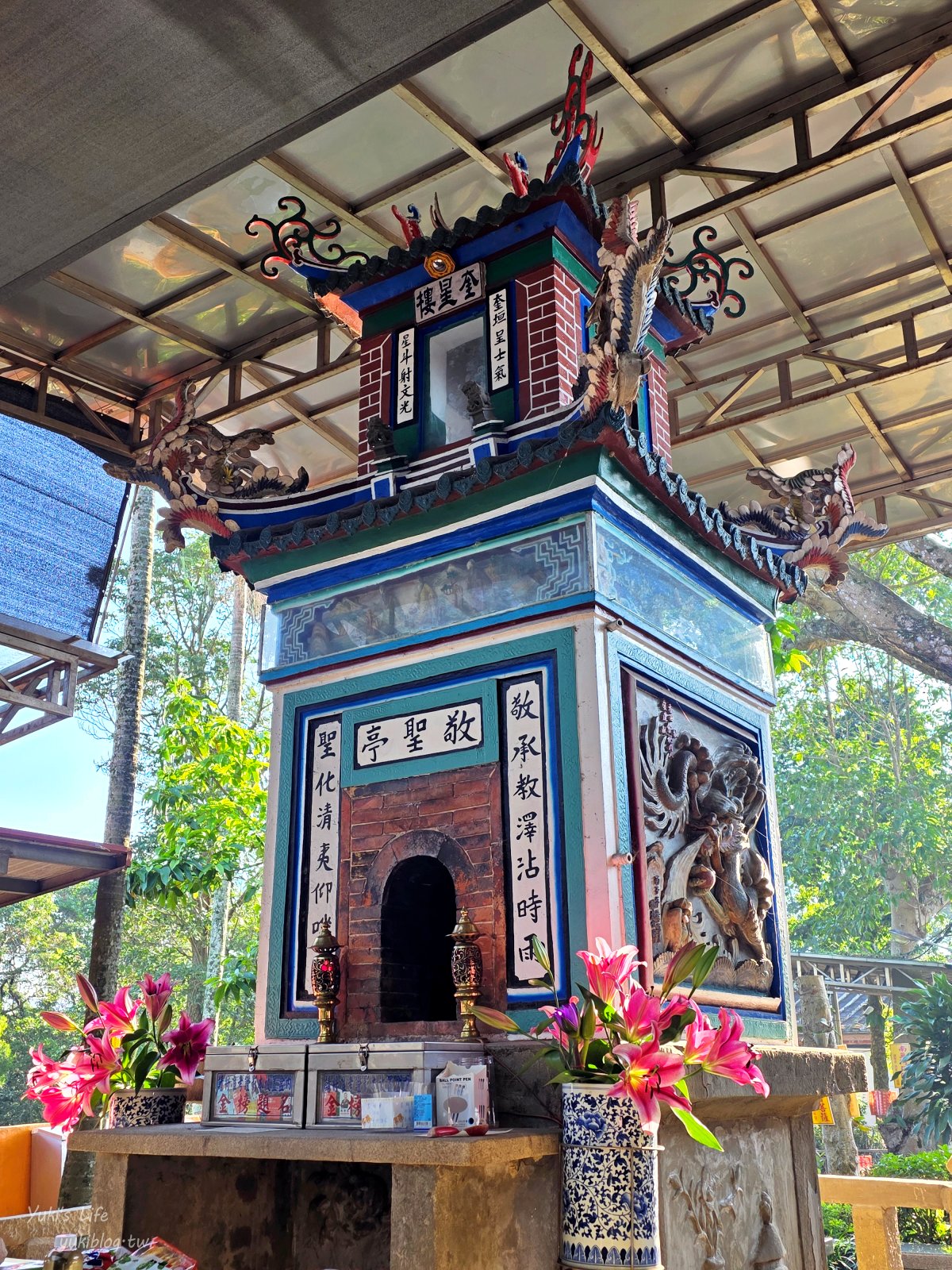 20260128161609_0_60908b 桃園景點》大溪蓮座觀音寺，登上百步雲梯的世外桃源，餵魚看長壽龜休閒好去處（停車場）