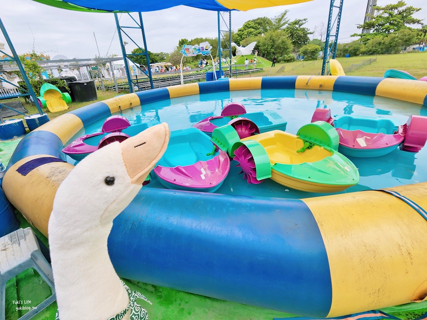 鵝媽媽鵝童樂園，雲林免門票鵝主題園區！用餐玩沙餵鵝假日好去處～ - yuki.tw