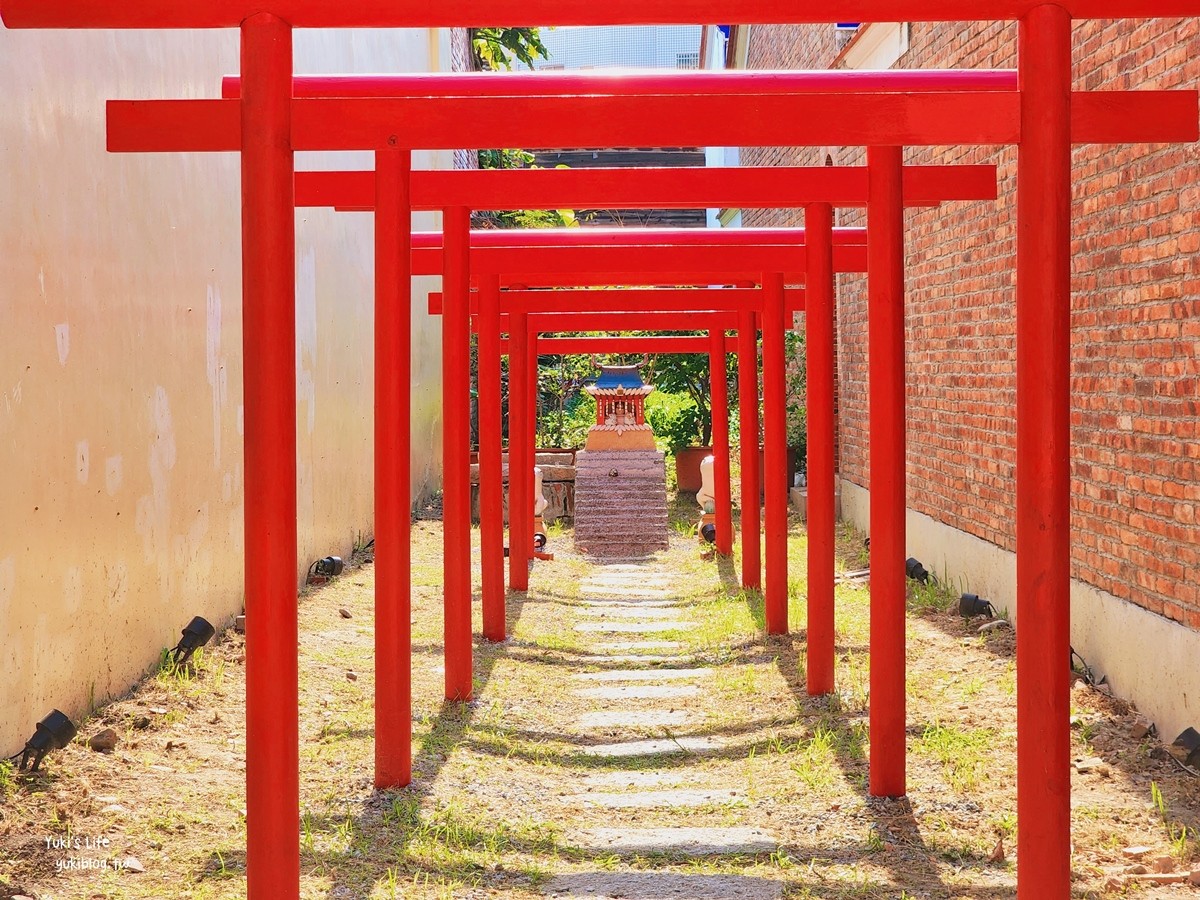 彰化鹿港迷你鳥居神社》蛙港神社，神話風新景點，祈求旅途平安順利 - yuki.tw