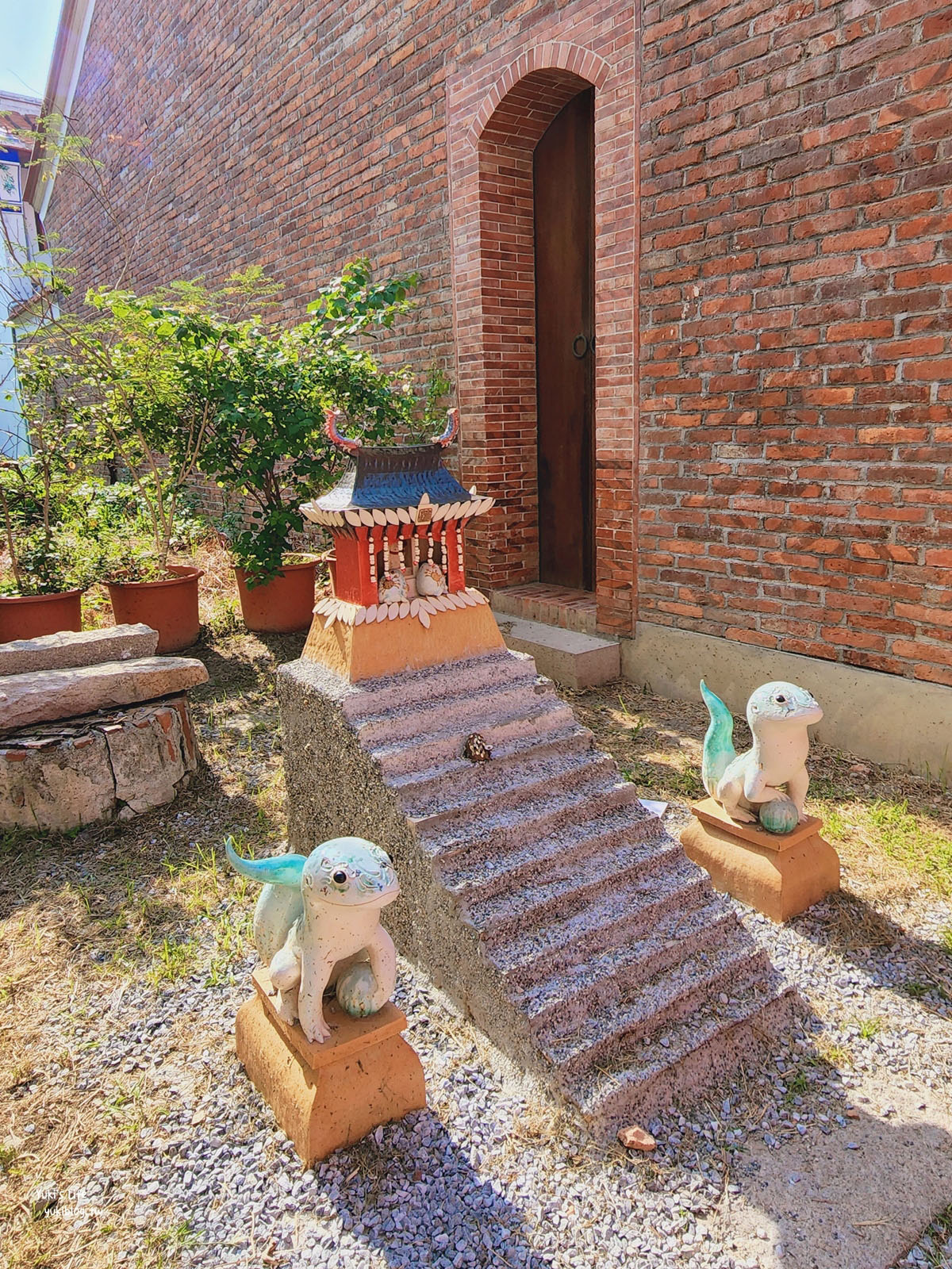 彰化鹿港迷你鳥居神社》蛙港神社，神話風新景點，祈求旅途平安順利 - yuki.tw