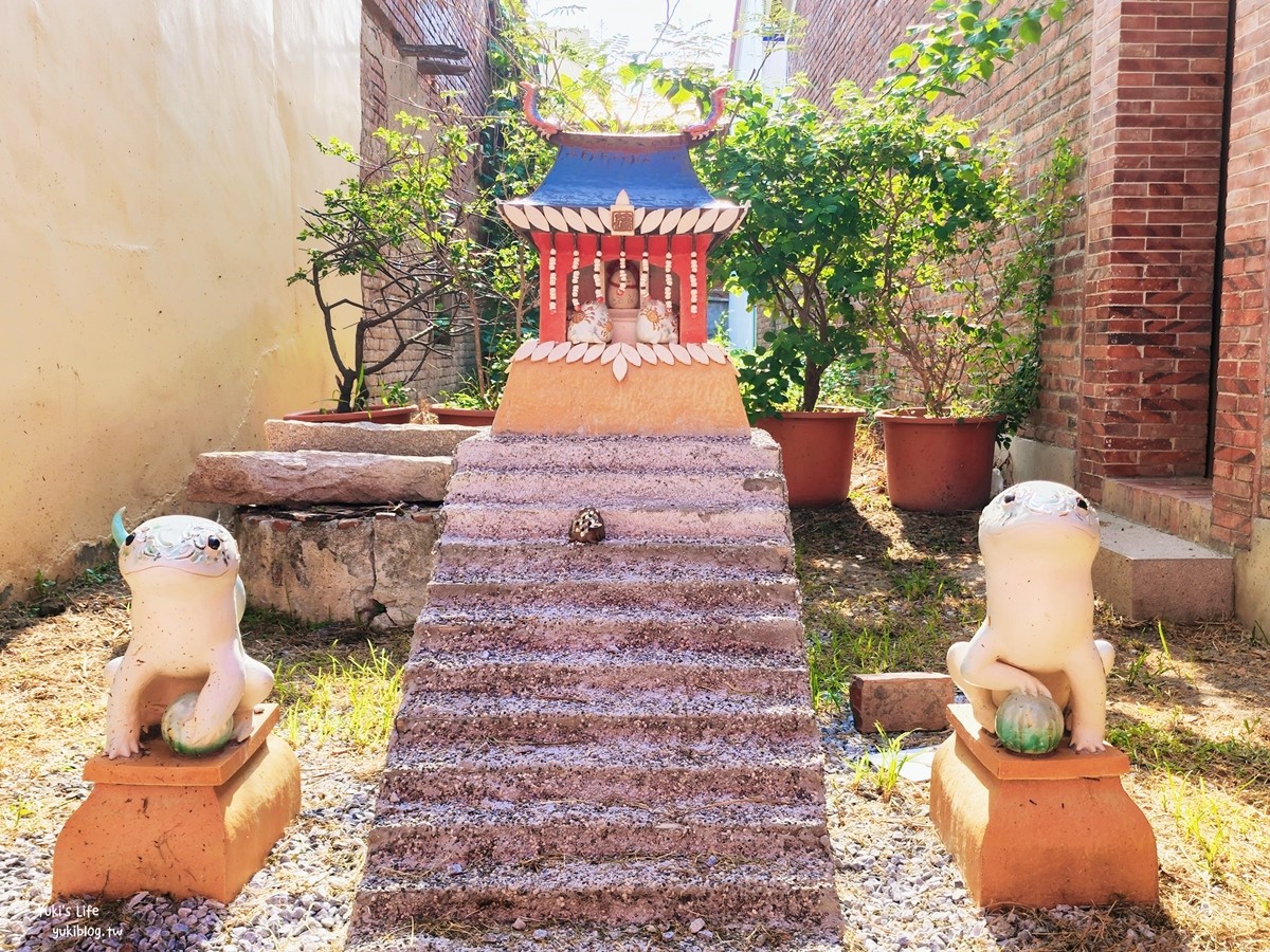 彰化鹿港迷你鳥居神社》蛙港神社，神話風新景點，祈求旅途平安順利 - yuki.tw