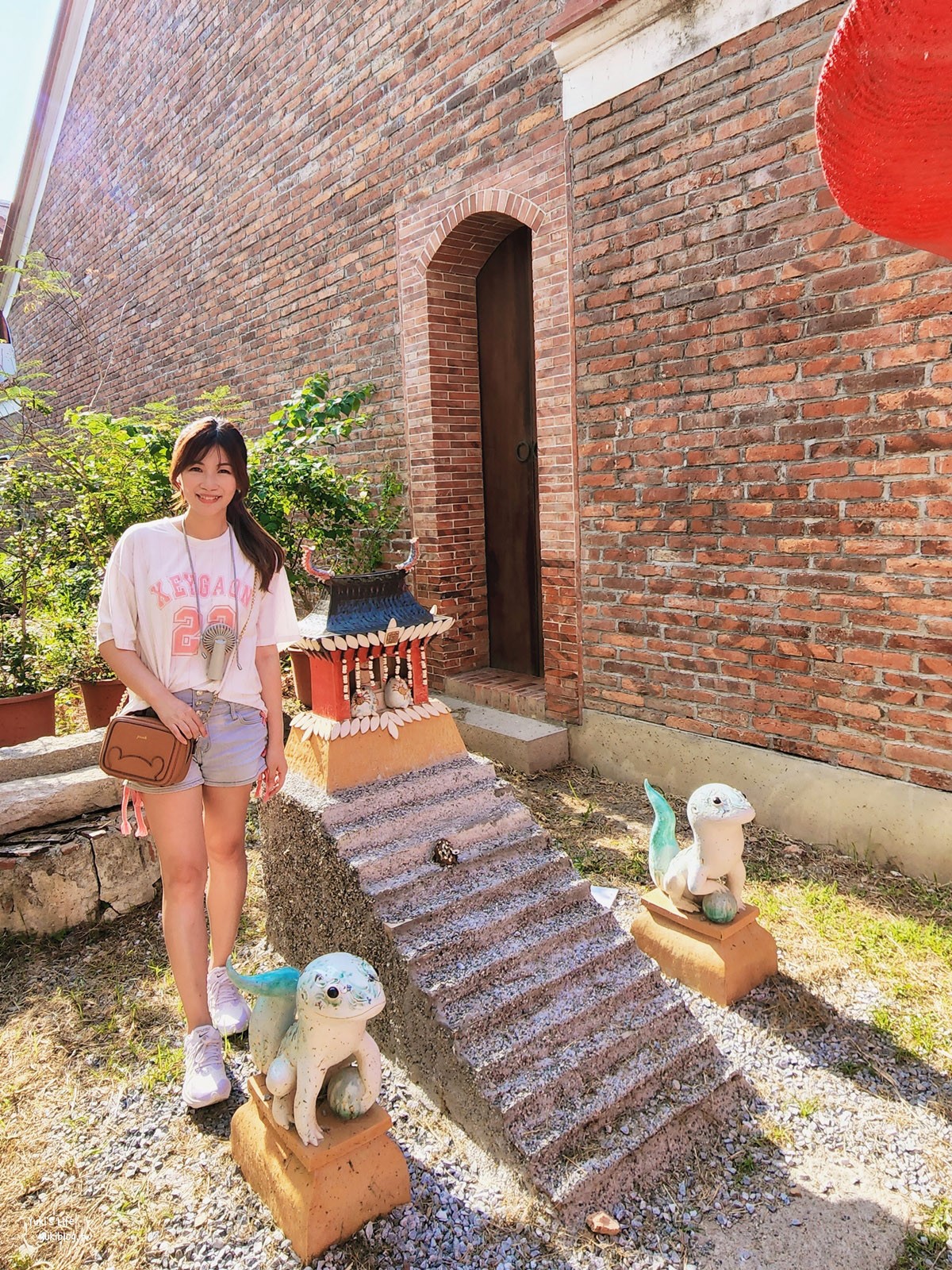 彰化鹿港迷你鳥居神社》蛙港神社，神話風新景點，祈求旅途平安順利 - yuki.tw