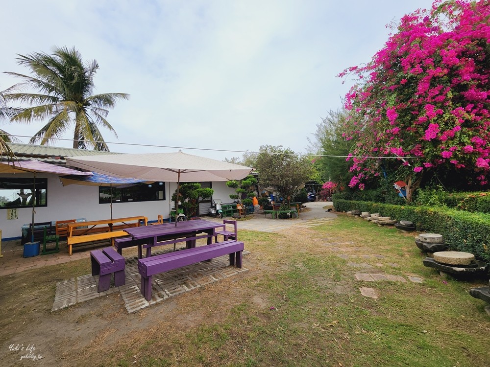 台南安南美食│椰庭景觀餐廳│必吃古早味粉圓冰，被貓咪包圍用餐還能餵魚 - yuki.tw