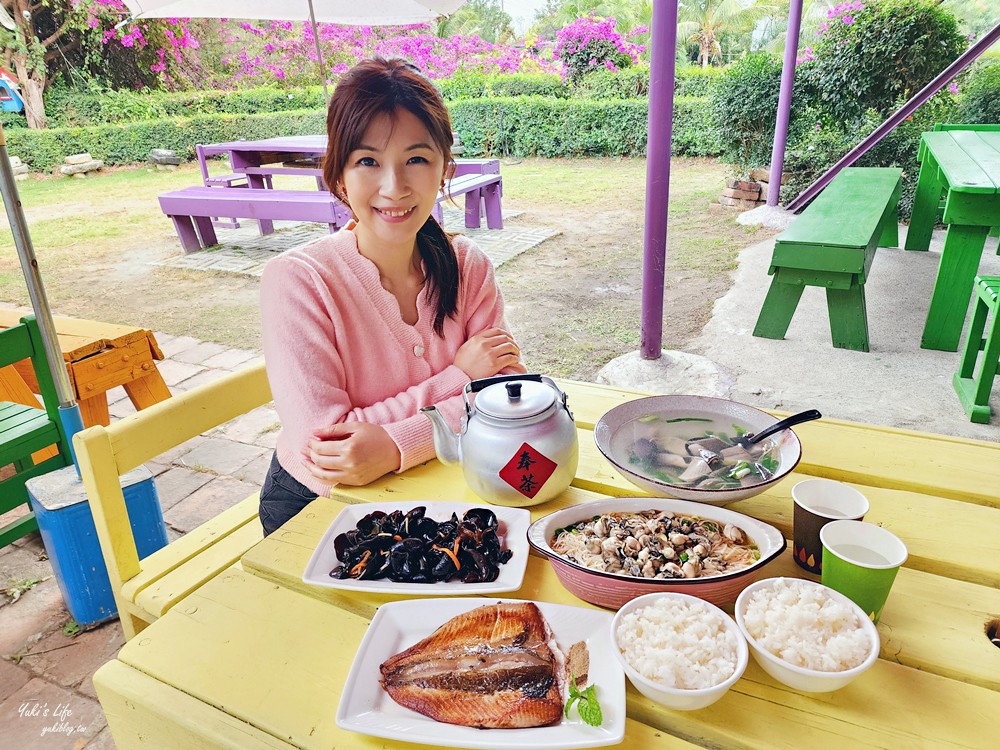 台南安南美食│椰庭景觀餐廳│必吃古早味粉圓冰，被貓咪包圍用餐還能餵魚 - yuki.tw