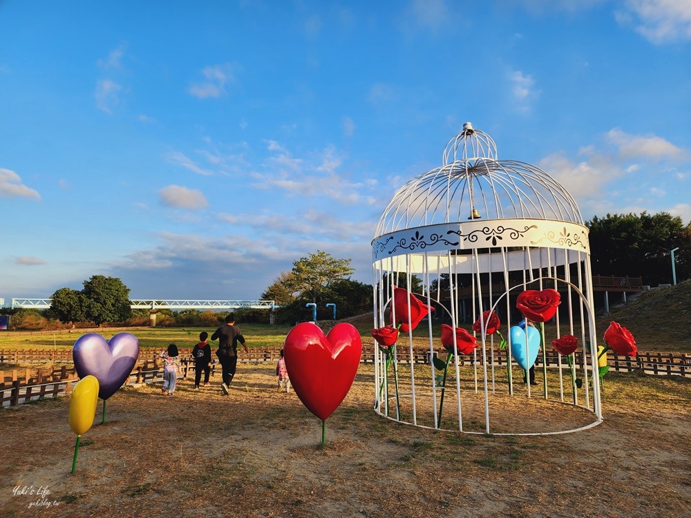 西螺大橋蝴蝶公園×天外奇蹟氣球屋！磨石子溜滑梯親子好去處 - yuki.tw