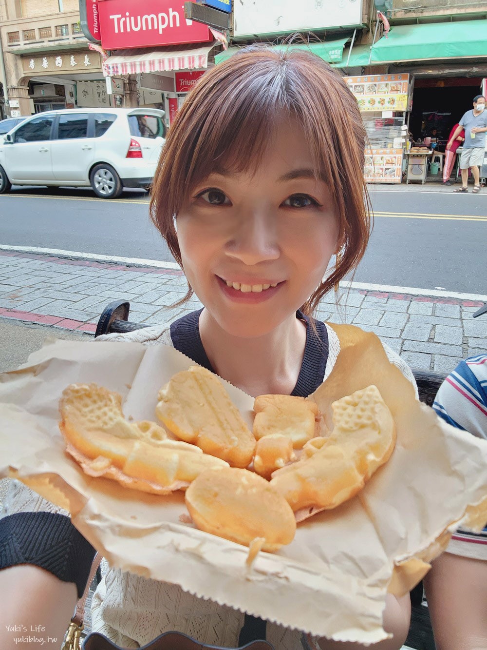 台南新化美食|新化市場口阿婆雞蛋糕|20元銅板價小吃太佛心 - yuki.tw