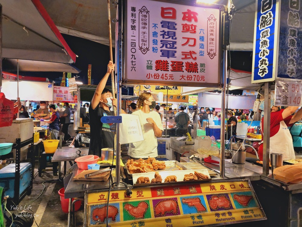 台南夜市推薦，台南花園夜市美食吃一圈，營業時間每週四六日 - yuki.tw