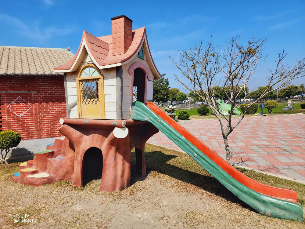 雲林西螺童趣景點|埤頭繪本公園|農村生活立體公仔、西瓜大豐收囉～ - yuki.tw