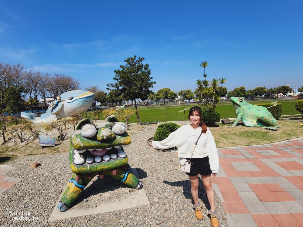 雲林西螺童趣景點|埤頭繪本公園|農村生活立體公仔、西瓜大豐收囉～ - yuki.tw