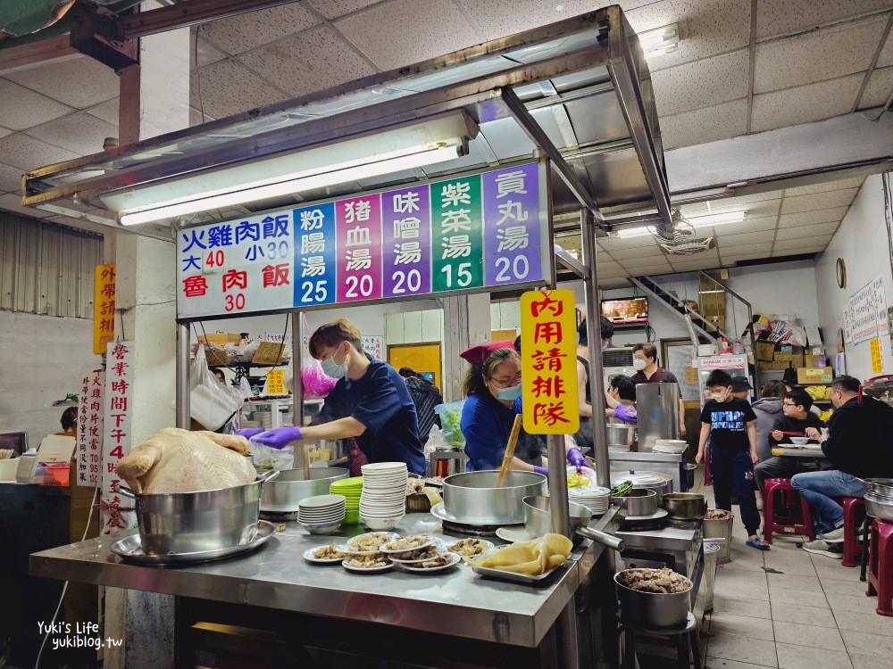 嘉義雞肉飯推薦|阿樓師火雞肉飯|賣到宵夜場好讚,近文化路夜市 - yuki.tw