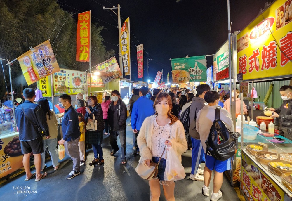 嘉義景點|彌陀夜市|跟著人潮吃必吃美食~傳統夜市好逛又好吃(營業時間星期三星期五)