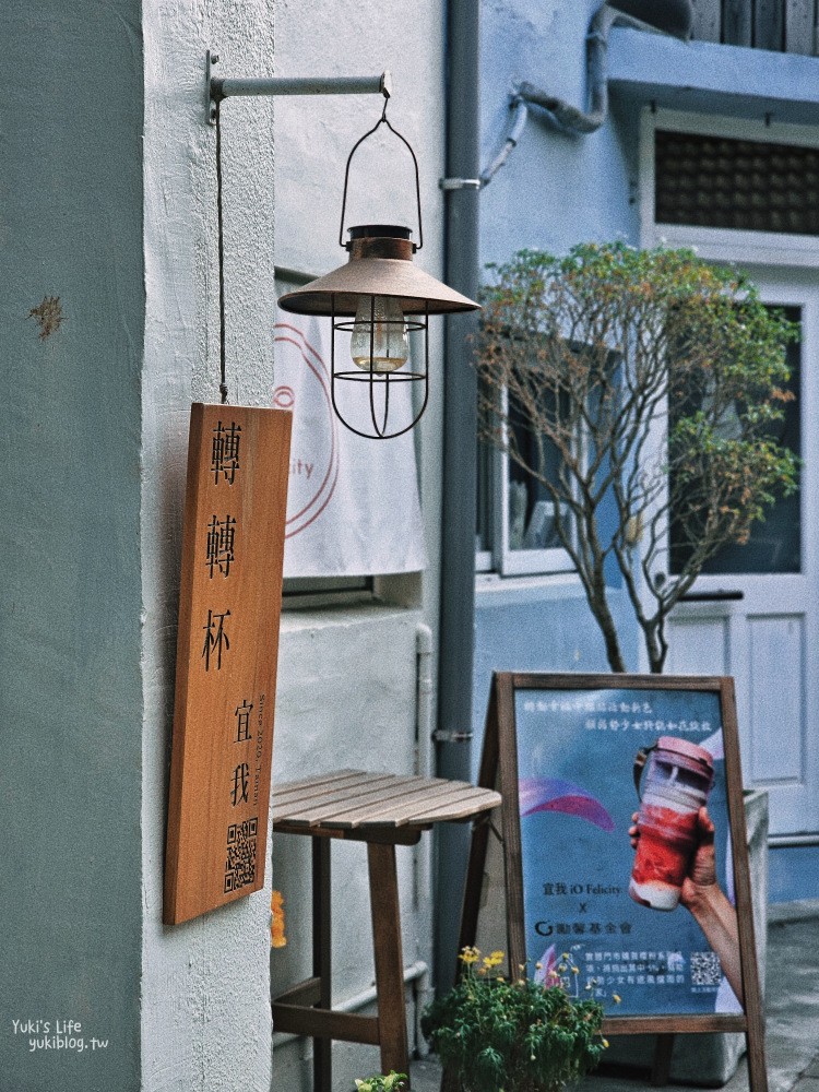 台南免門票景點|藍晒圖文創園區|兩台車子在牆壁上太酷了！台南旅遊必來 - yuki.tw