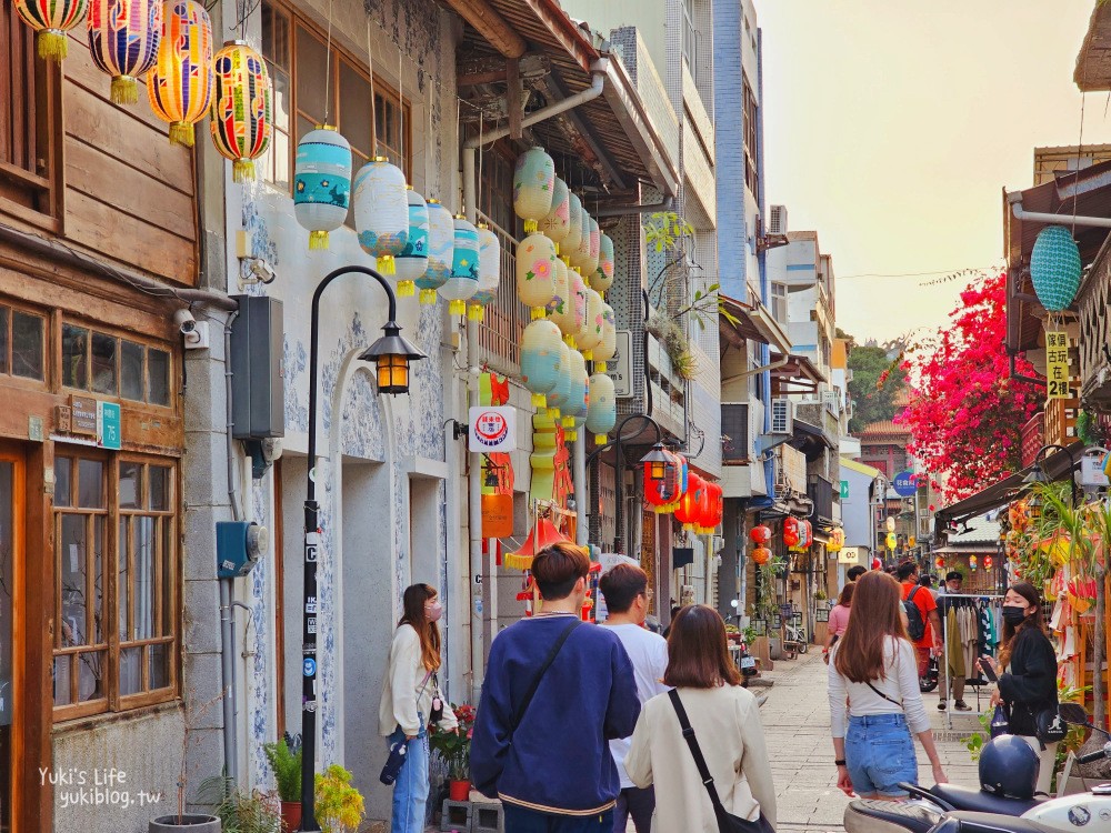 台南神農街》懷舊古街道歷史之旅，復古燈籠文創氛圍，台南必逛景點之一 - yuki.tw