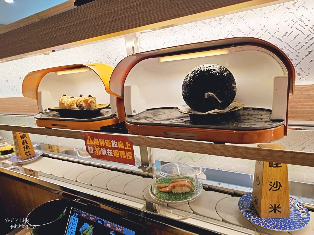 台中平價迴轉壽司「平祿壽司松竹店」動物列車送餐！包廂座位飲料喝到飽~ - yuki.tw