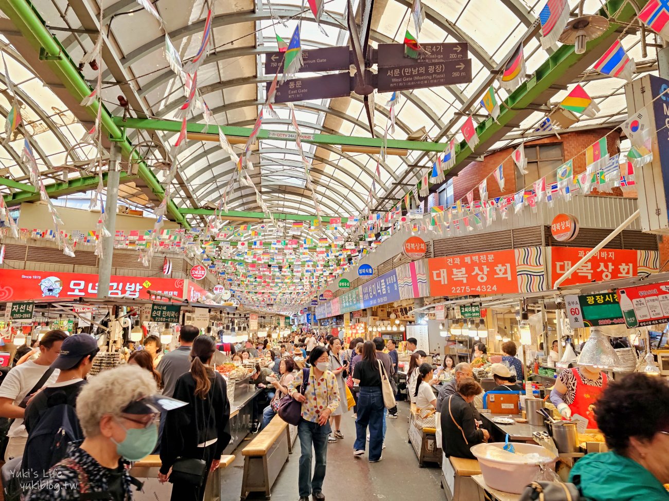 【韓國首爾】廣藏市場，首爾自由行推薦必來景點，滿滿傳統韓國美食攻略 - yuki.tw