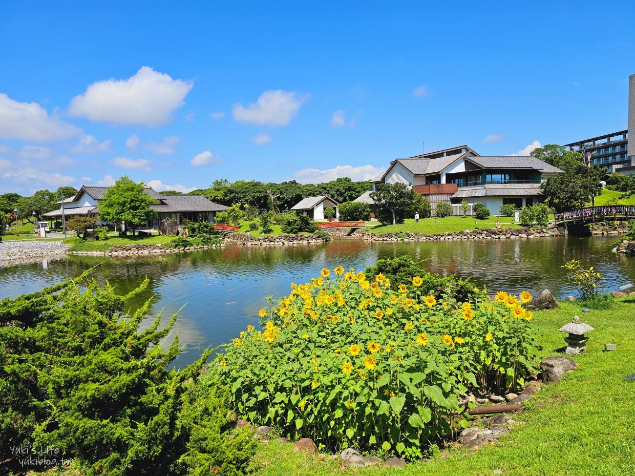 宜蘭綠舞日式主題園區，美拍日式庭園親子景點，萌萌水豚君.草泥馬.梅花鹿 - yuki.tw