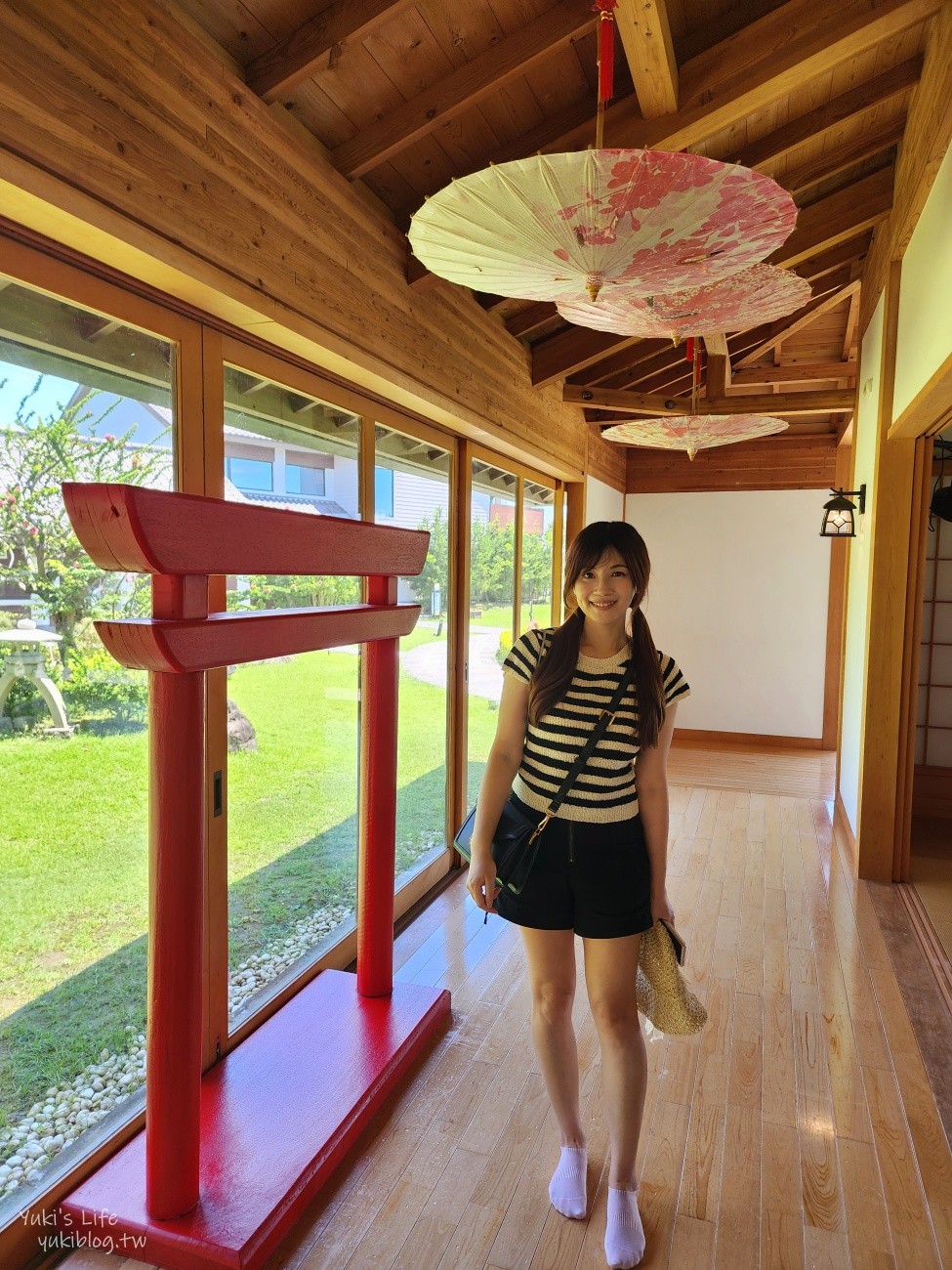 宜蘭綠舞日式主題園區，美拍日式庭園親子景點，萌萌水豚君.草泥馬.梅花鹿 - yuki.tw