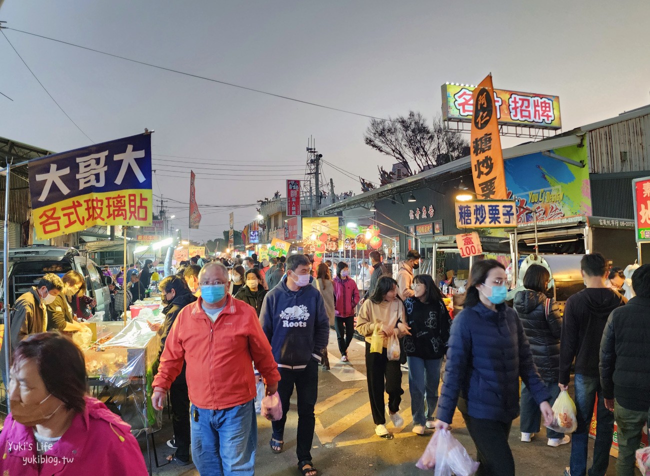 嘉義朴子夜市美食攻略，星期六的晚餐食堂，超熱門傳統夜市必逛必吃！ - yuki.tw