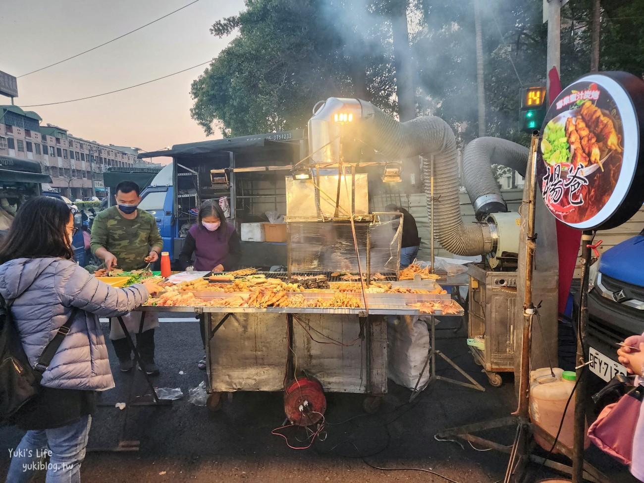 嘉義朴子夜市美食攻略，星期六的晚餐食堂，超熱門傳統夜市必逛必吃！ - yuki.tw