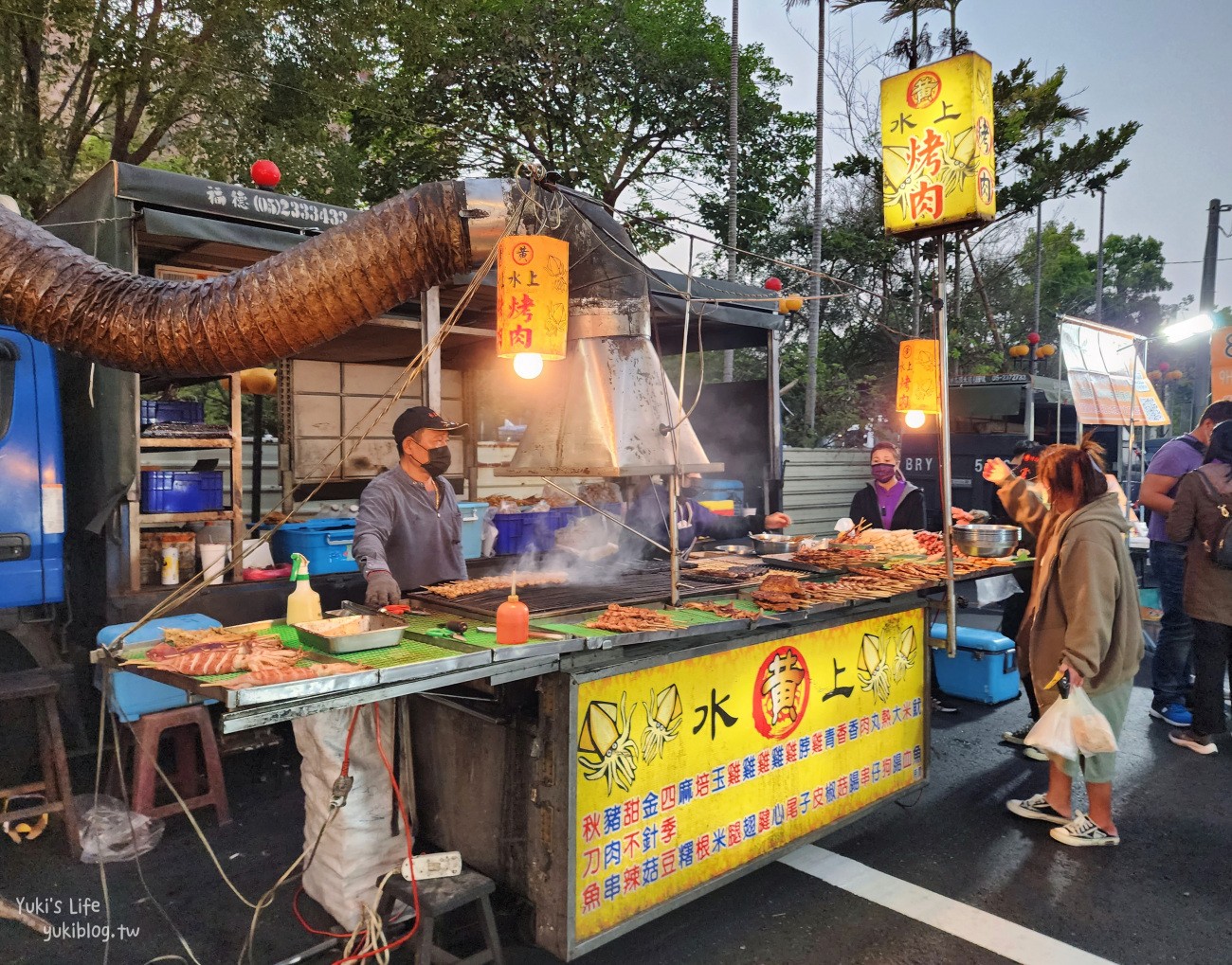 嘉義朴子夜市美食攻略，星期六的晚餐食堂，超熱門傳統夜市必逛必吃！ - yuki.tw