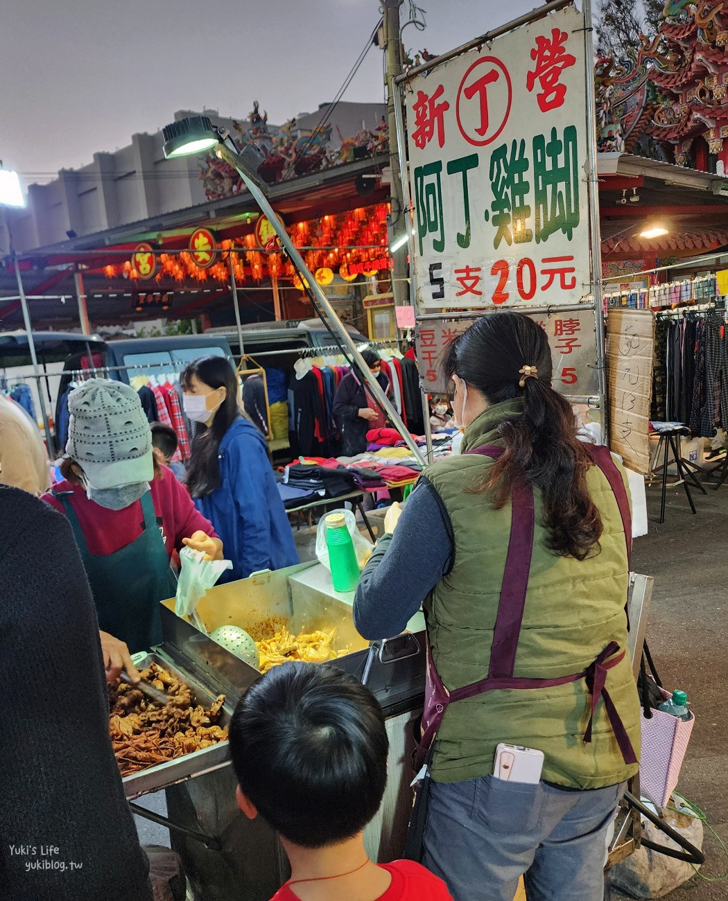 嘉義朴子夜市美食攻略，星期六的晚餐食堂，超熱門傳統夜市必逛必吃！ - yuki.tw