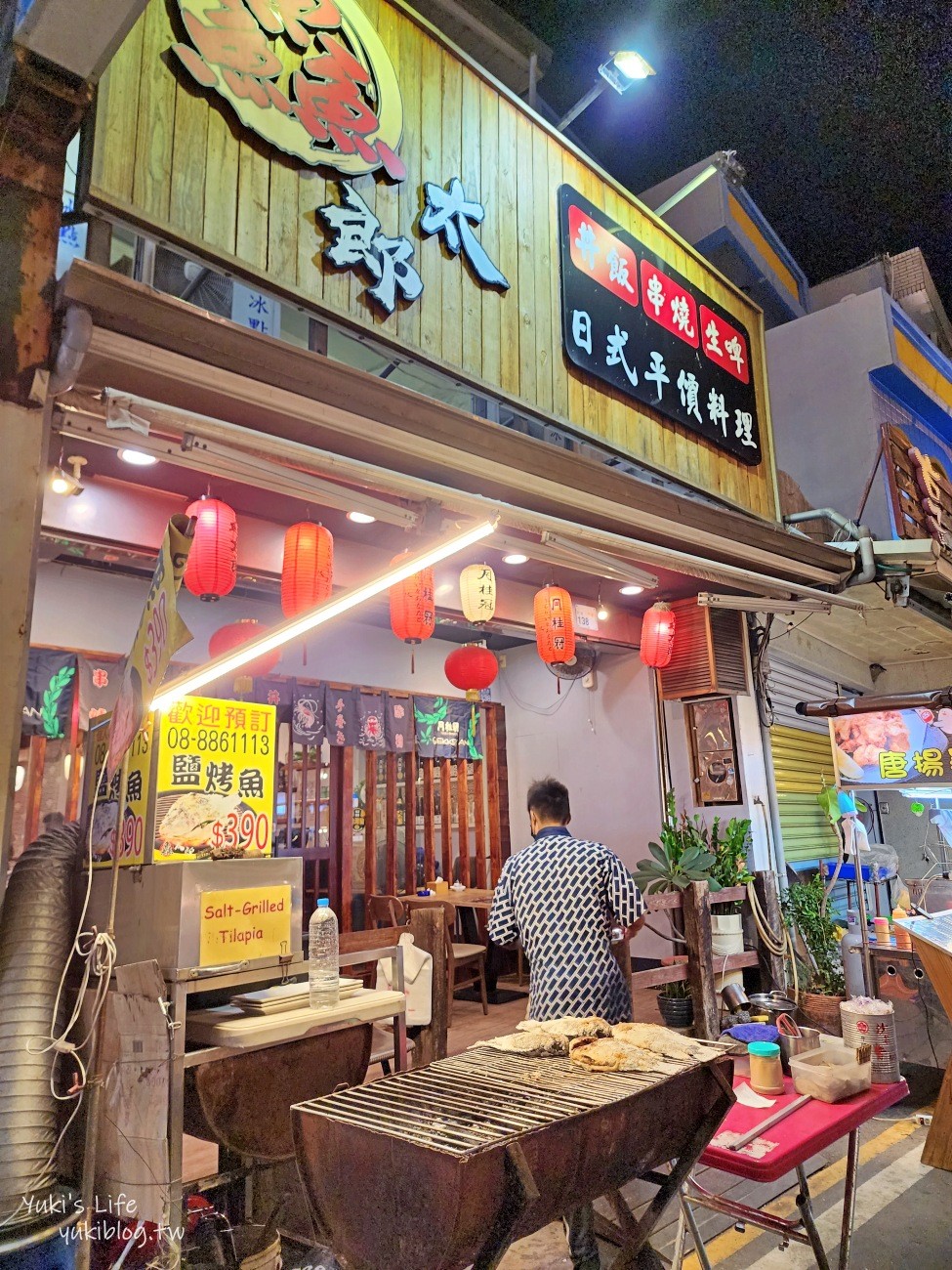 屏東景點》墾丁大街夜市，跟著人潮一起吃美食~墾丁夜晚好去處 - yuki.tw