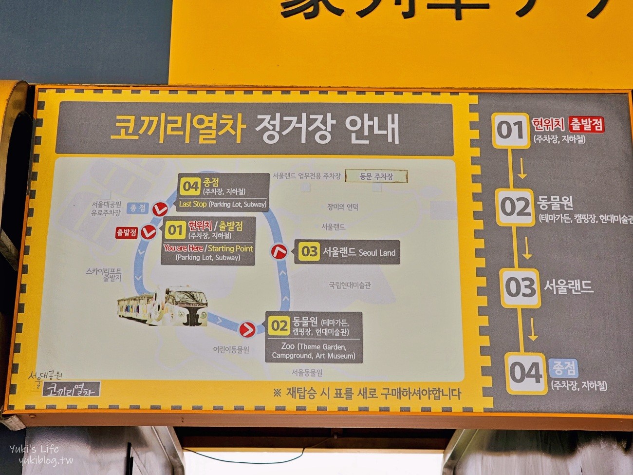 首爾親子景點推薦》首爾樂園Seoul Land，必搭大象遊園車和空中纜車 - yuki.tw