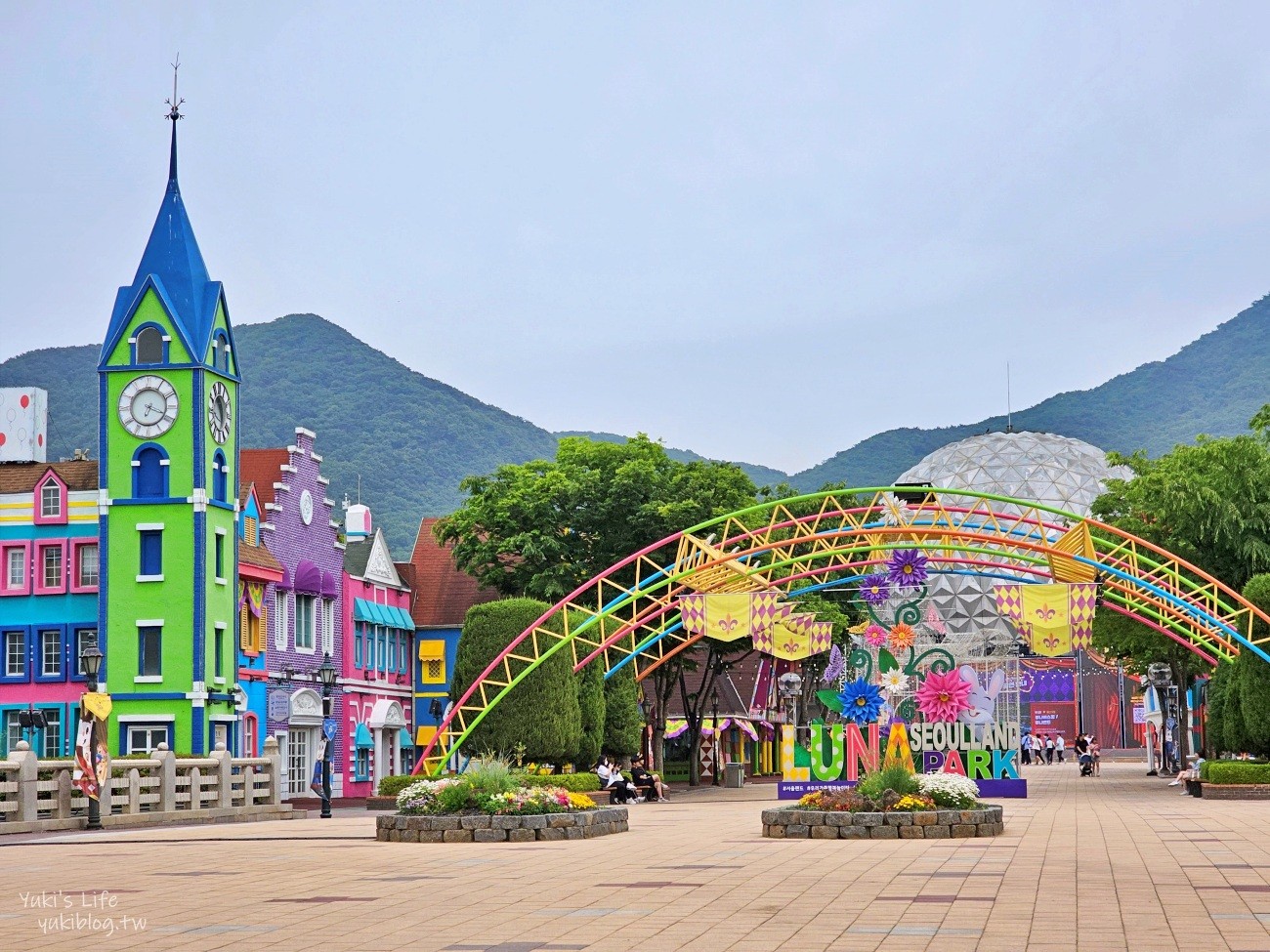 首爾親子景點推薦》首爾樂園Seoul Land，必搭大象遊園車和空中纜車 - yuki.tw