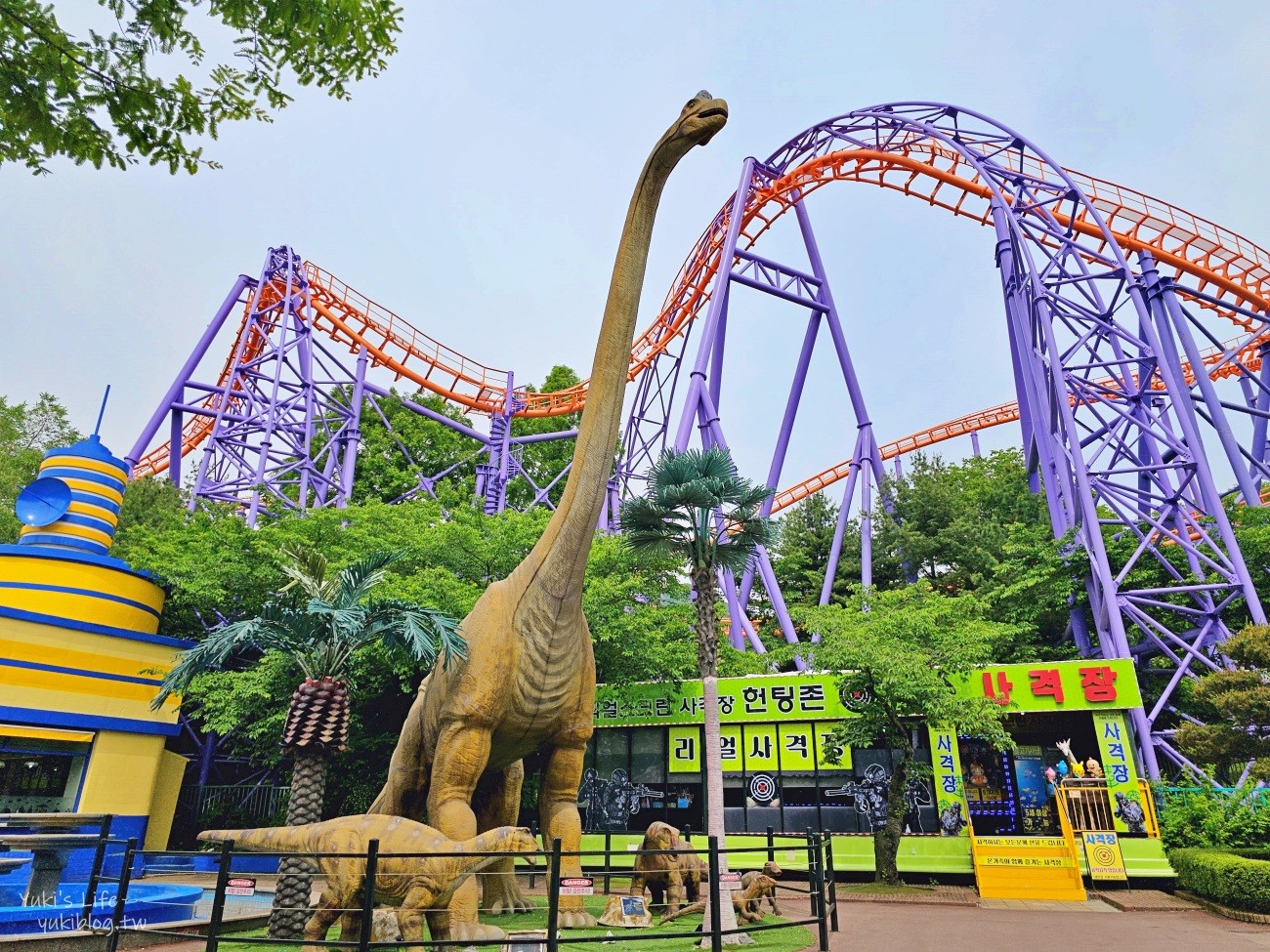 首爾親子景點推薦》首爾樂園Seoul Land，必搭大象遊園車和空中纜車 - yuki.tw