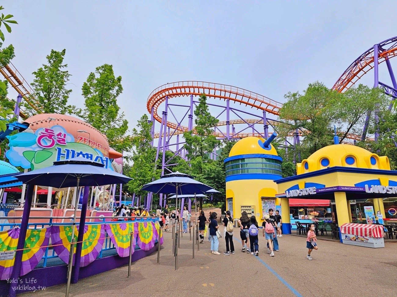 首爾親子景點推薦》首爾樂園Seoul Land，必搭大象遊園車和空中纜車 - yuki.tw