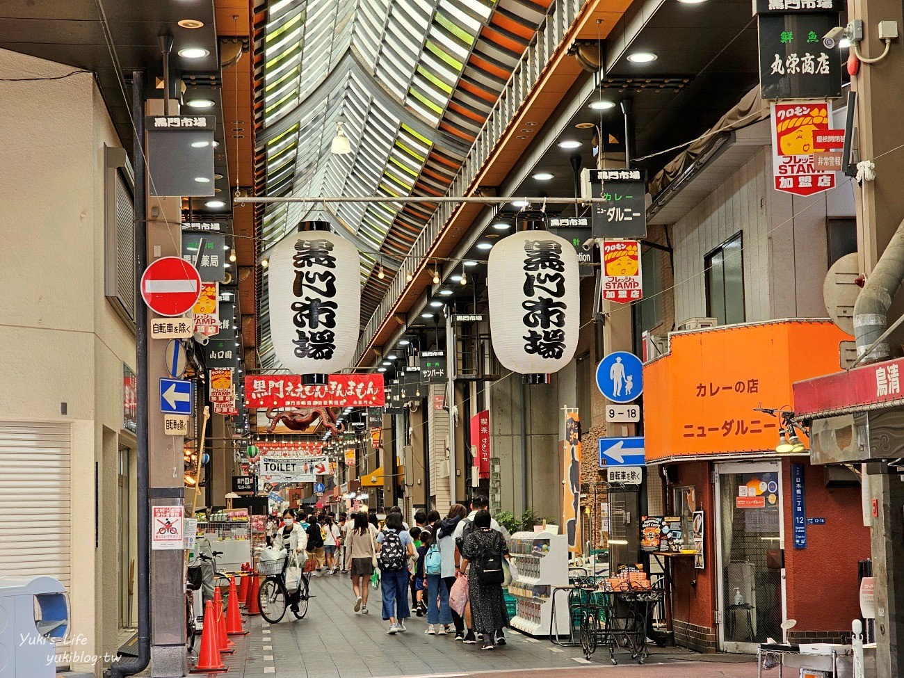 大阪美食》5家黑門市場必吃美食推薦，大口吃黑鮪魚、手臂蝦、關東煮和章魚燒！ - yuki.tw