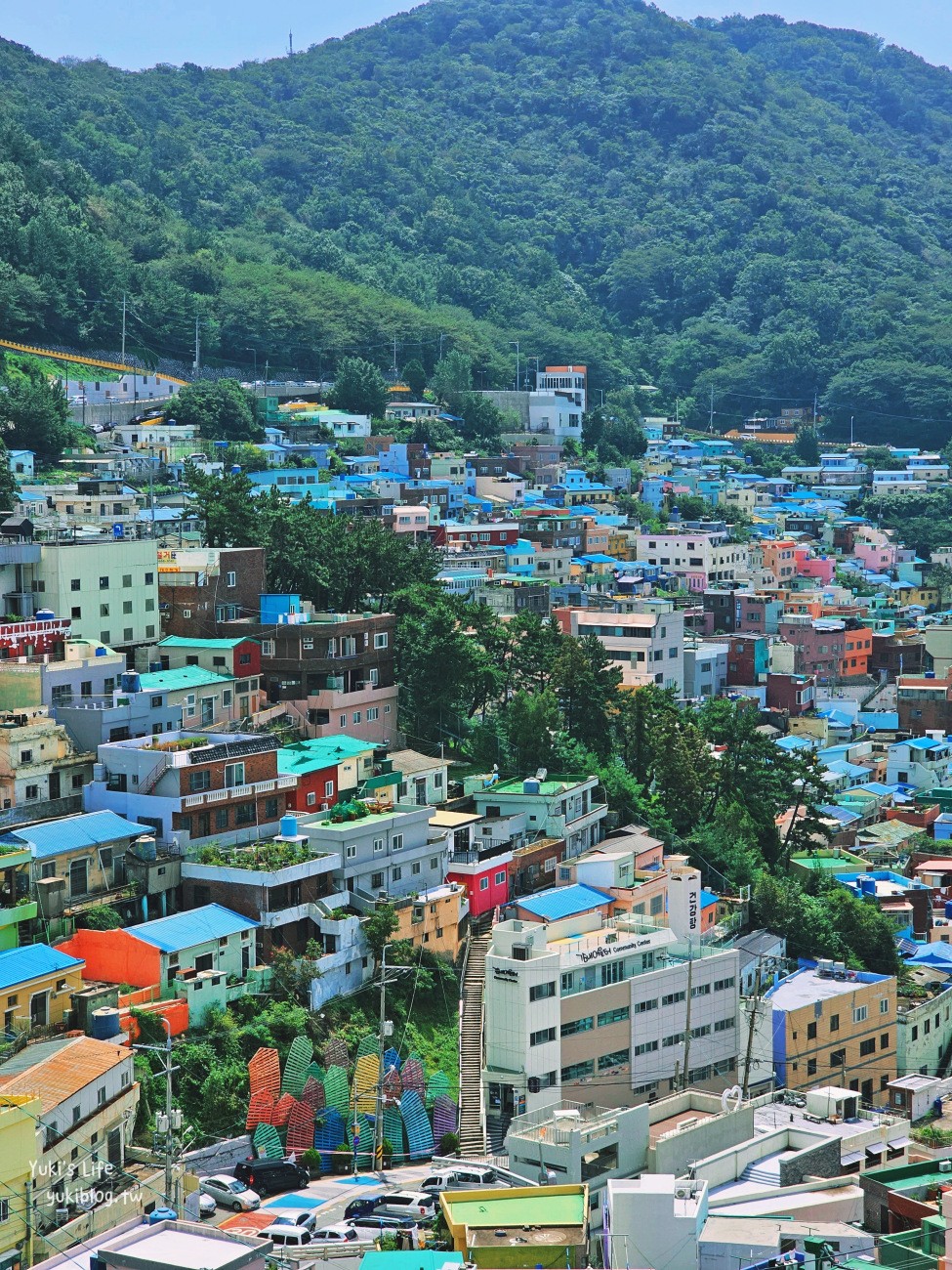 韓國景點》釜山甘川洞文化村，小王子彩繪壁畫村必拍熱點/交通 - yuki.tw