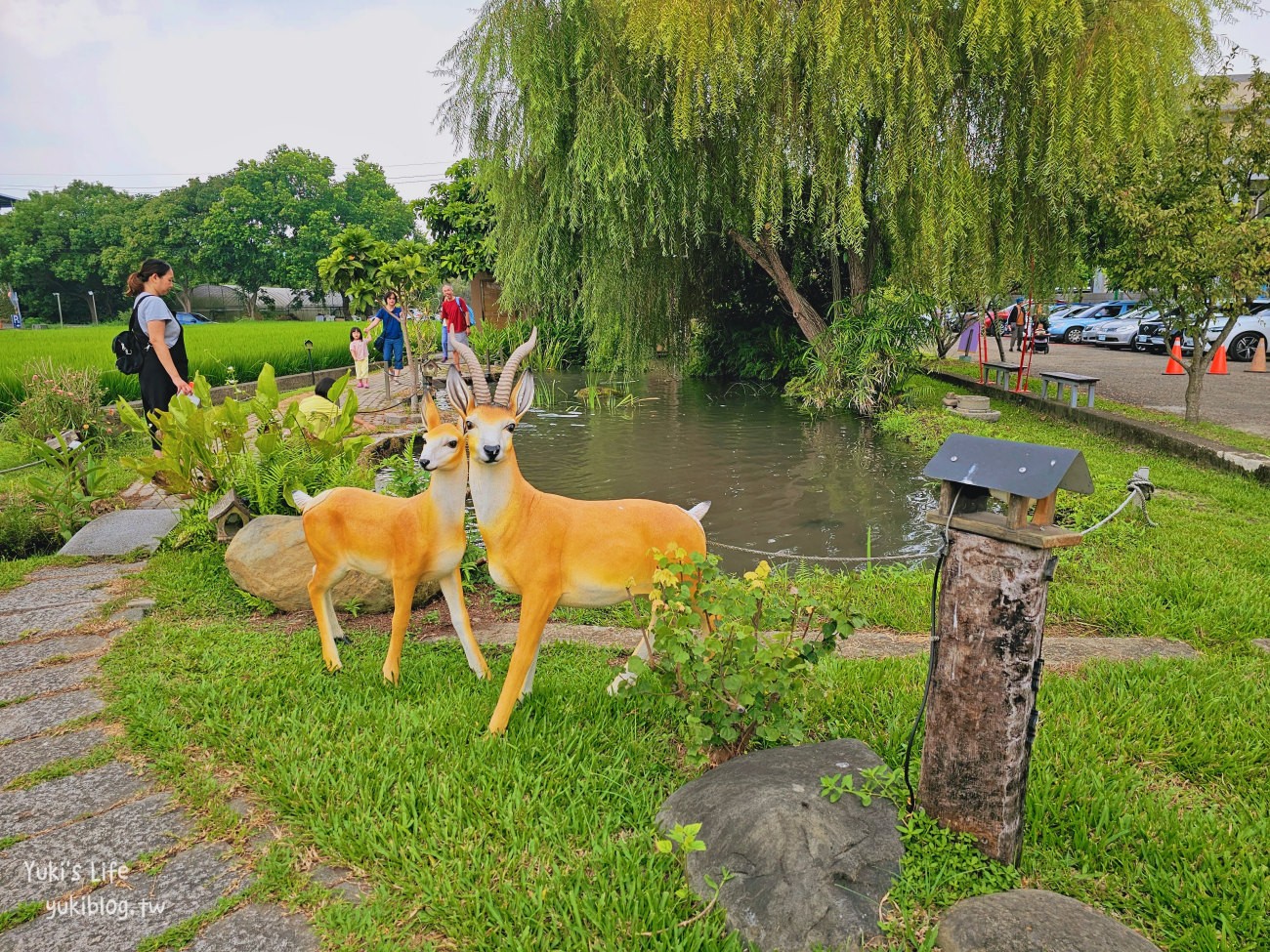 苗栗公館美食：棗莊古藝庭園膳坊，附親子區玩沙坑餵魚，家人聚餐好去處~ - yuki.tw